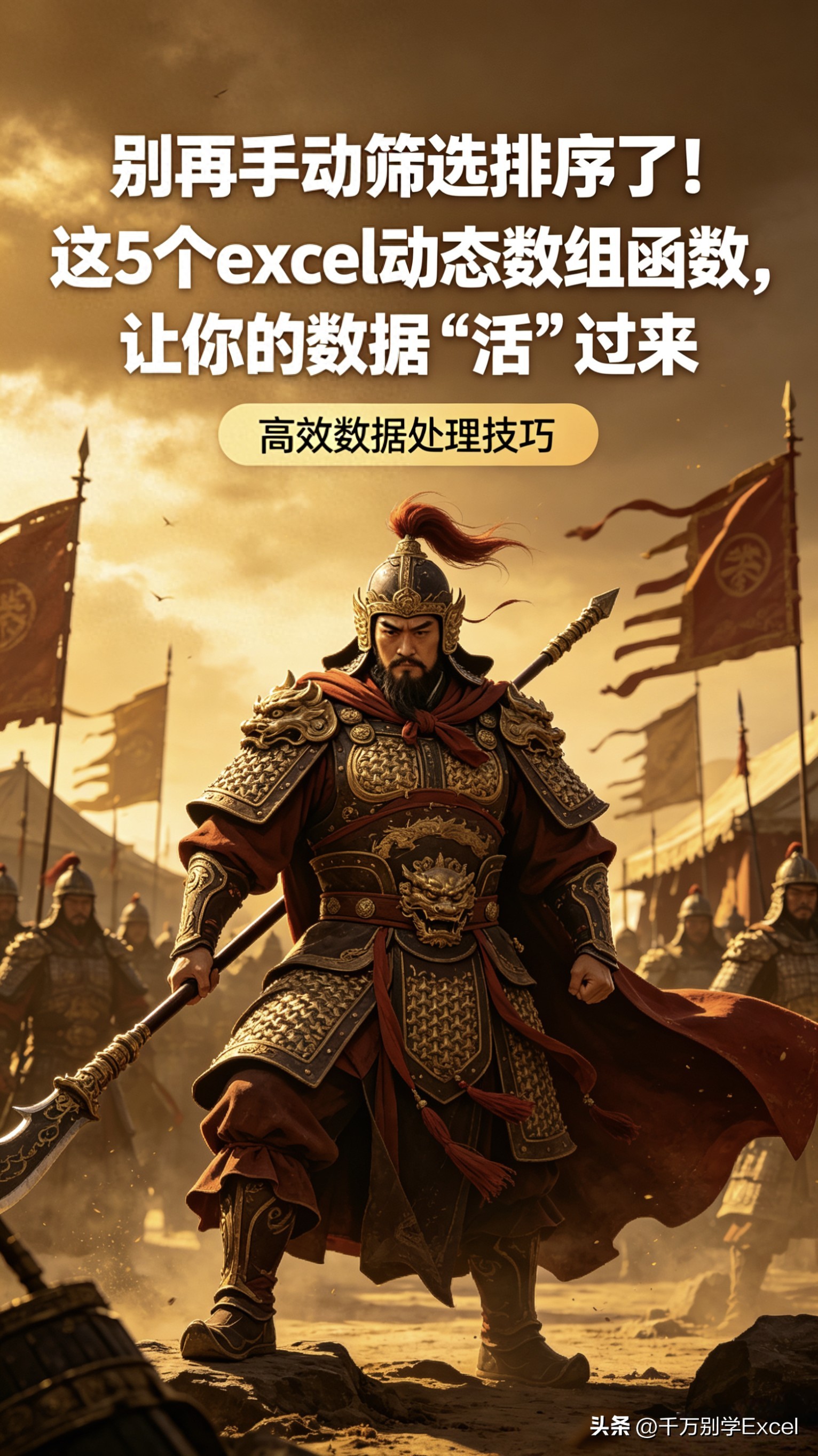 Excel新函数深度解析：5个动态数组函数让数据处理效率翻倍