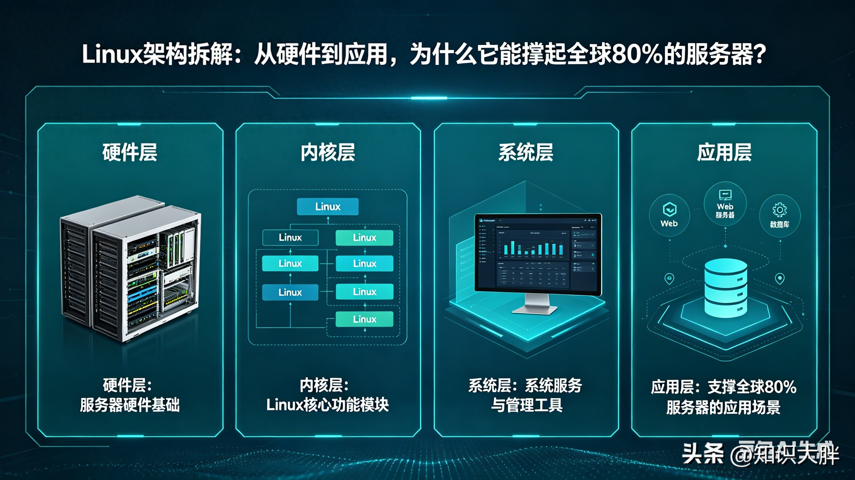 深入解析Linux五层架构：为什么它能成为互联网的基石？