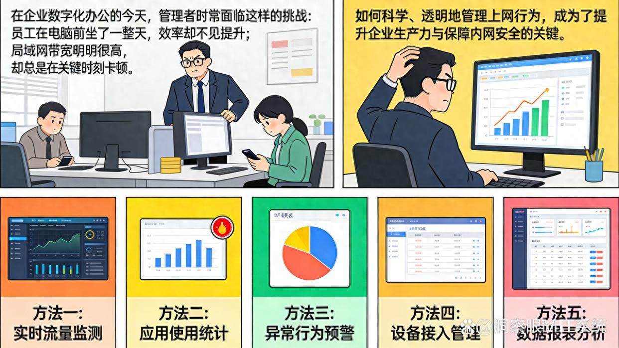 企业上网行为监控指南：五种实用方法助力高效管理