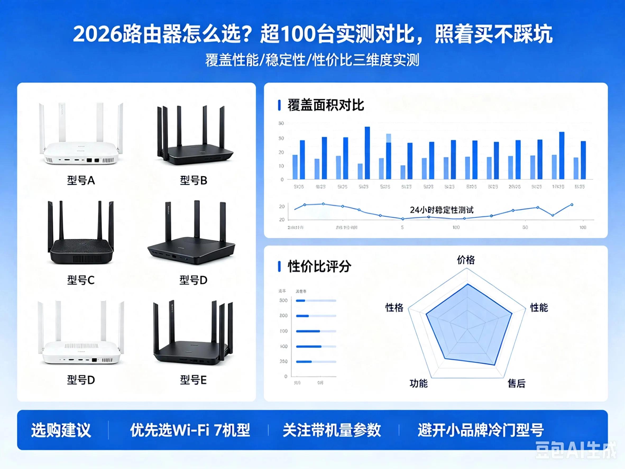 2026年路由器选购全攻略：上百款实测数据教你怎么选
